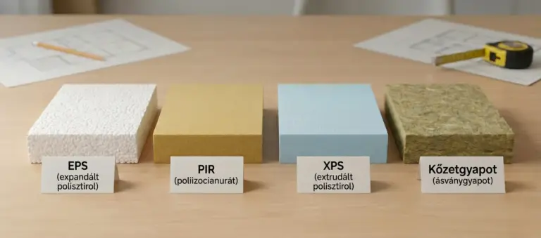 PIR, EPS, kőzetgyapot vagy valami más? – Hőszigetelések összevetése 5 kulcsfontosságú szempont szerint